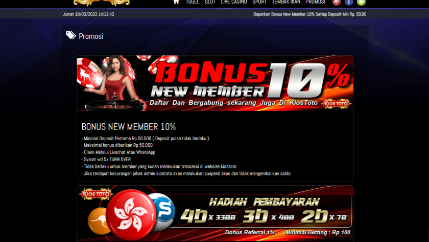 pasang togel online