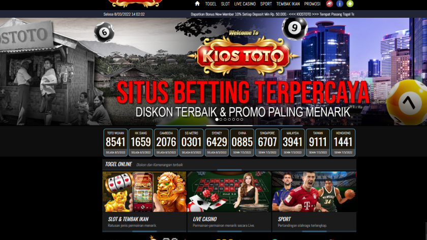 pasang togel online