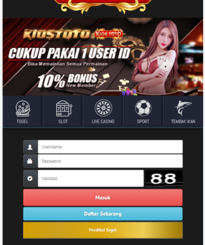 tempat pasang togel online