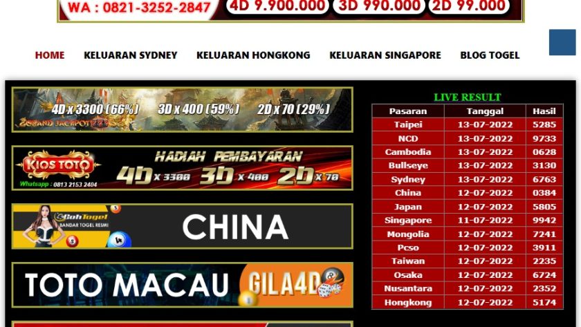 Prediksi Pengelauran Togel