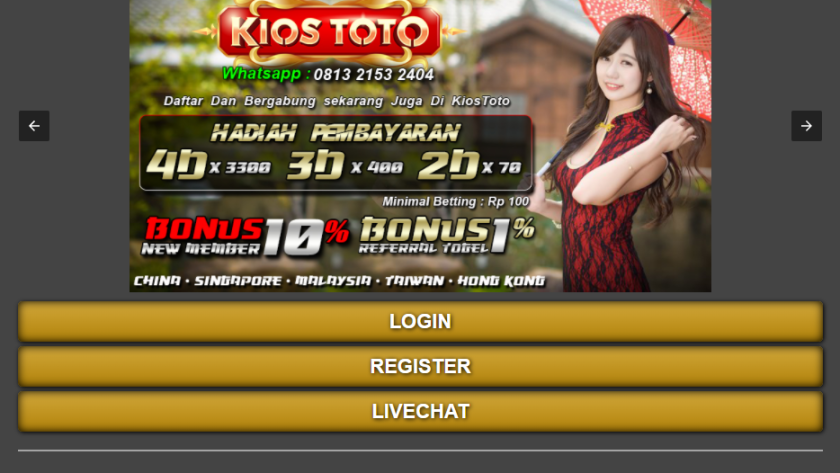 Tempat Pasang Togel