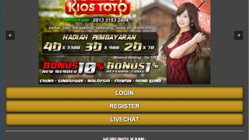 Tempat Pasang Togel