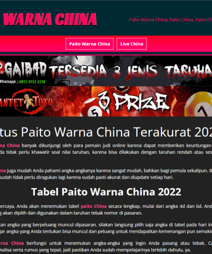 paito warna china